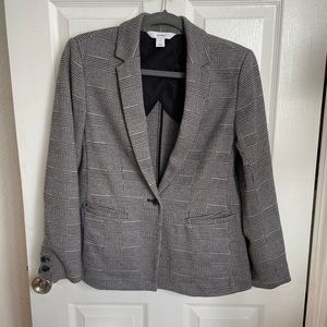 Old Navy Gray Plaid Blazer